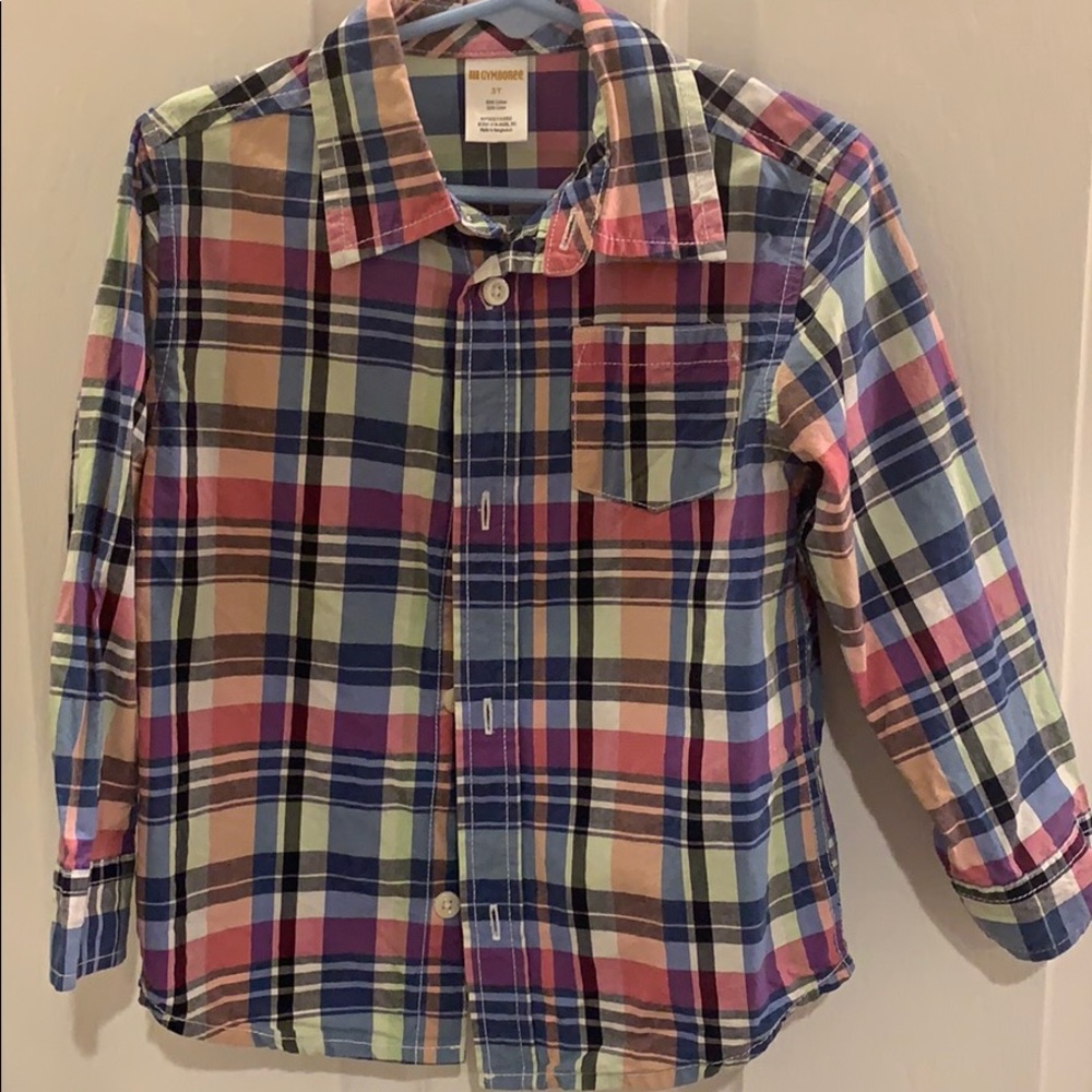 Gymboree Plaid Boys button down